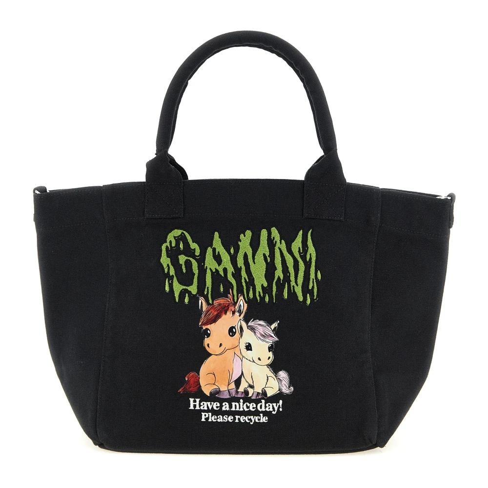 Ganni Women's Black Shoulder Bags