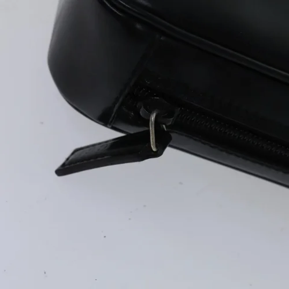 Gucci Vintage Pre-owned Leather clutches Black Dames