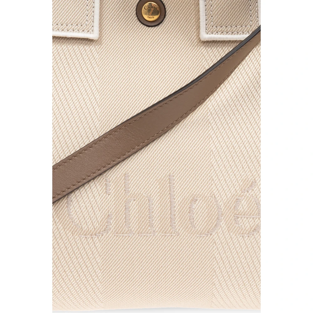 Chloé Handtas Draag Klein Beige Dames