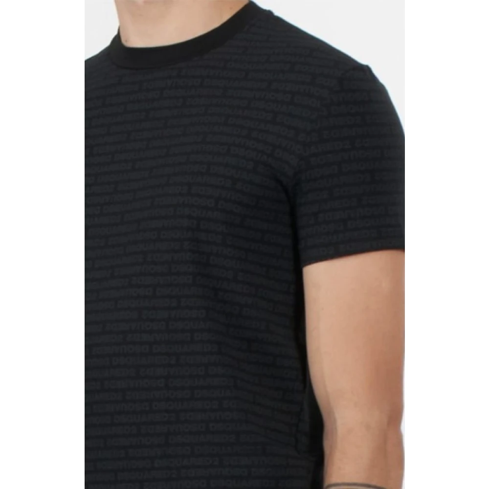 Dsquared2 Heren Ronde Hals T-Shirt Black Heren
