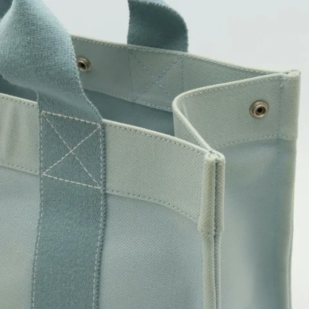 Hermès Vintage Pre-owned Canvas handbags Blue Dames