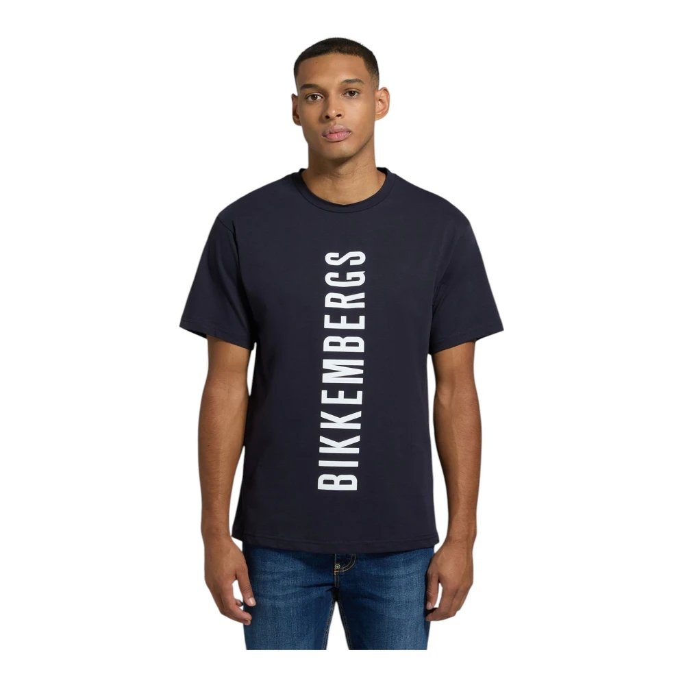 Bikkembergs Korte Mouw T-shirt Blue Heren