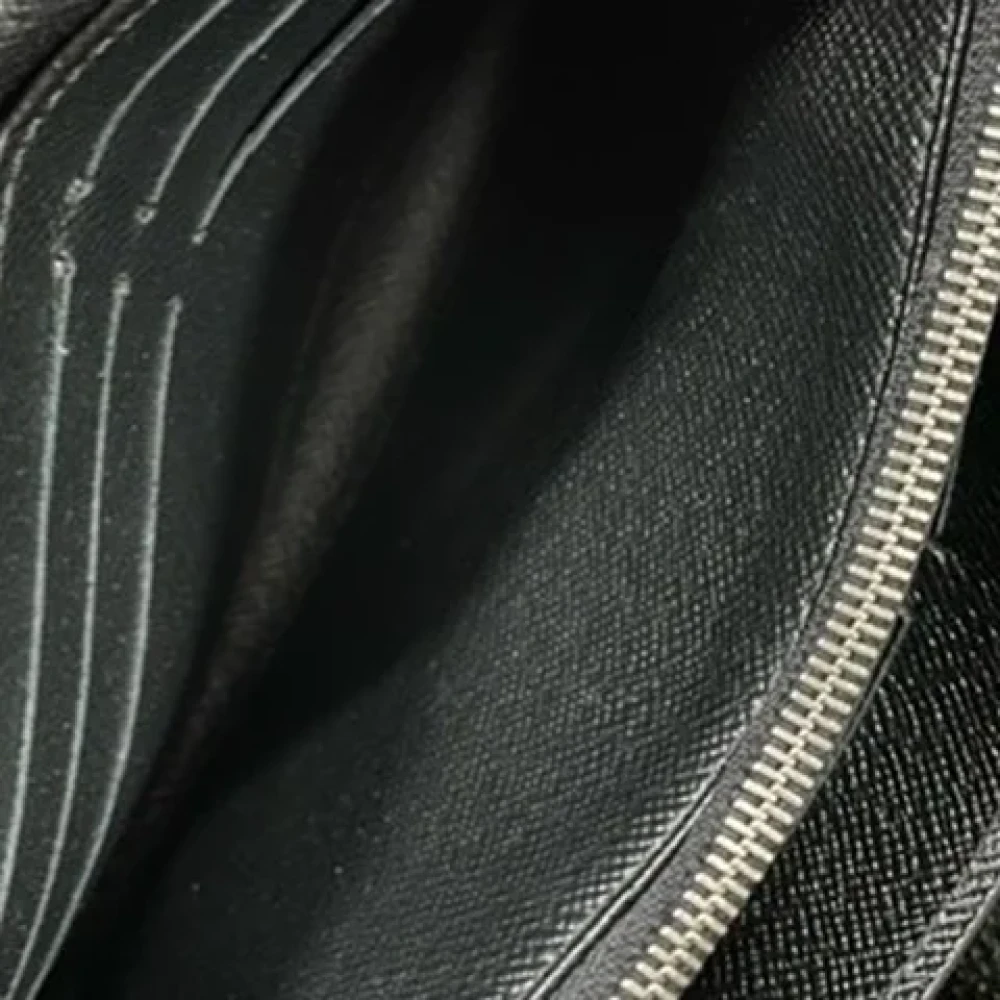 Louis Vuitton Vintage Pre-owned Leather wallets Black Dames