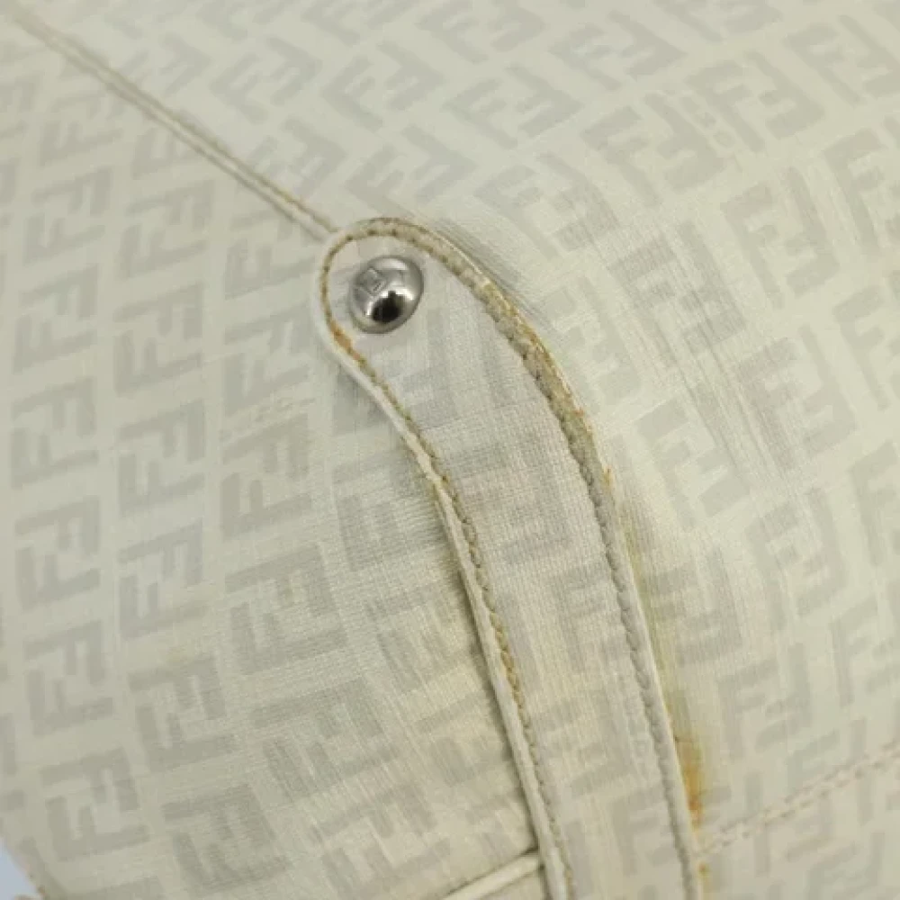 Fendi Vintage Pre-owned Canvas fendi-bags Beige Dames
