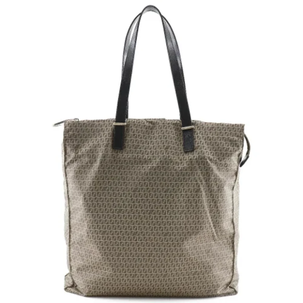 Fendi Vintage Pre-owned Fabric fendi-bags Gray Dames