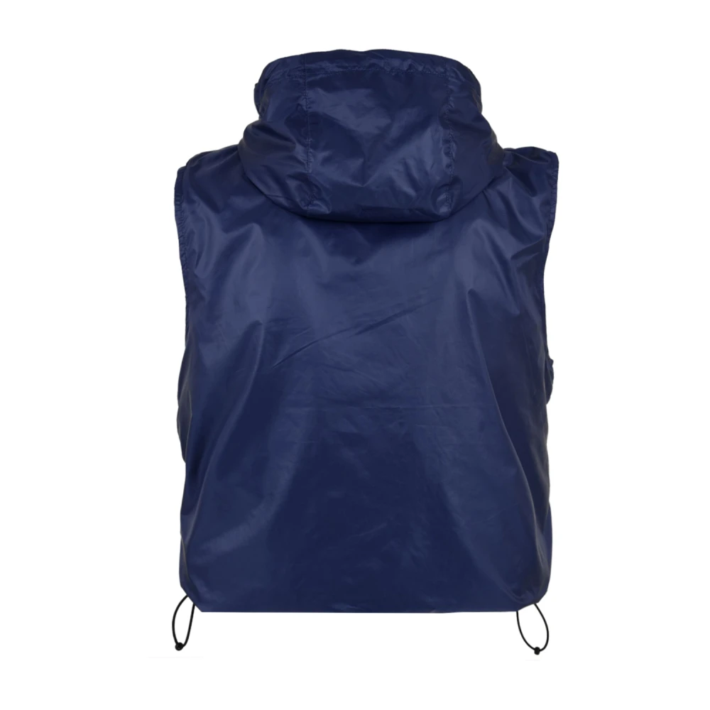 Aspesi Blauw Vest Blue Heren