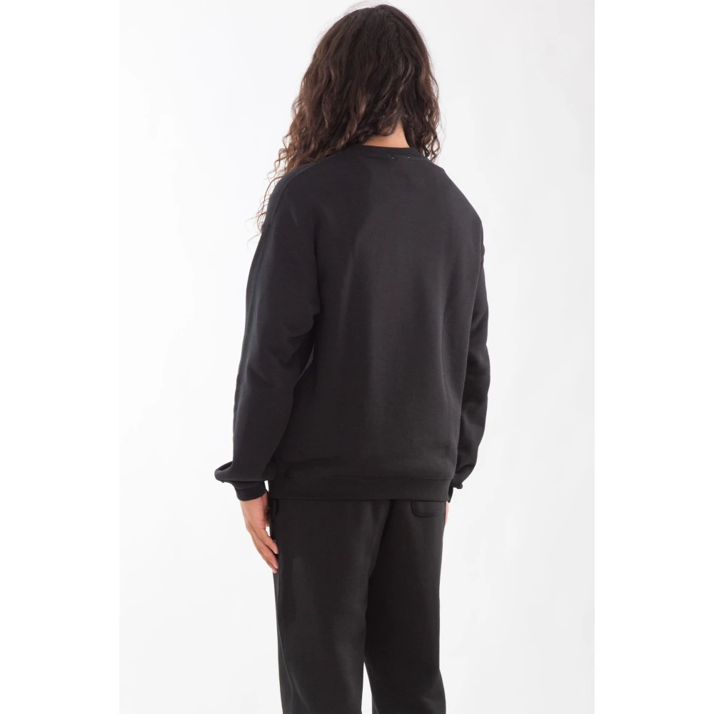 Lacoste Gezellige Croc Fleece Sweatshirt Black Heren