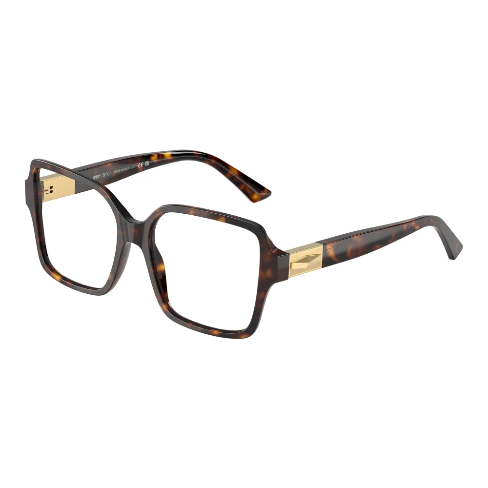 Jimmy Choo Women's Brown Glasses,, Stylish Eyeglasses Frame In Black Medium