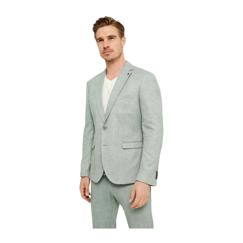 Zuitable Stijlvolle Heren Blazer Green Heren