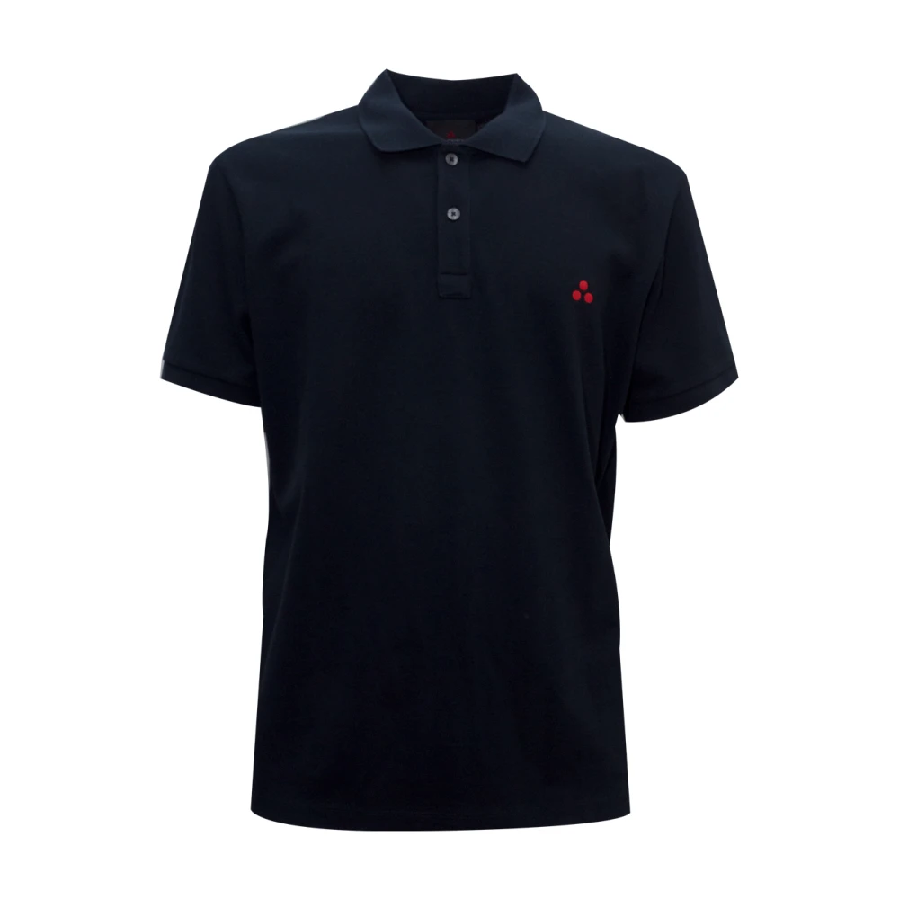 Peuterey Blauw Katoenen Polo Shirt Zeno 01 Blue Heren