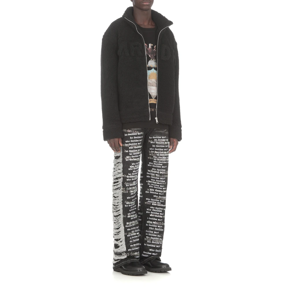 Who Decides War Sweatshirts Black Heren