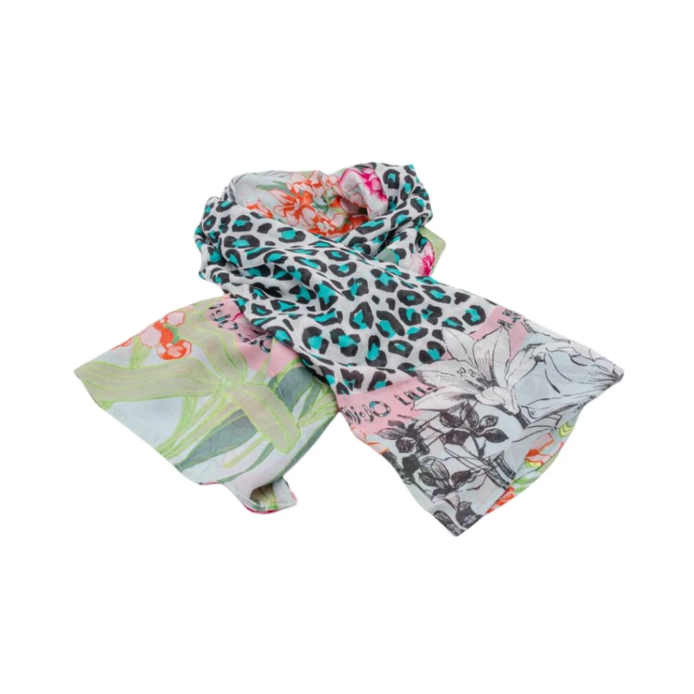 Liu Jo Zijden Sjaal Elegant Mode Accessoire Multicolor Dames