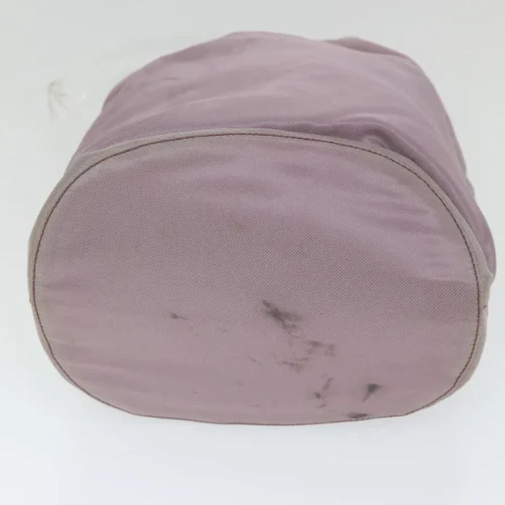 Prada Vintage Pre-owned Plastic handbags Purple Dames