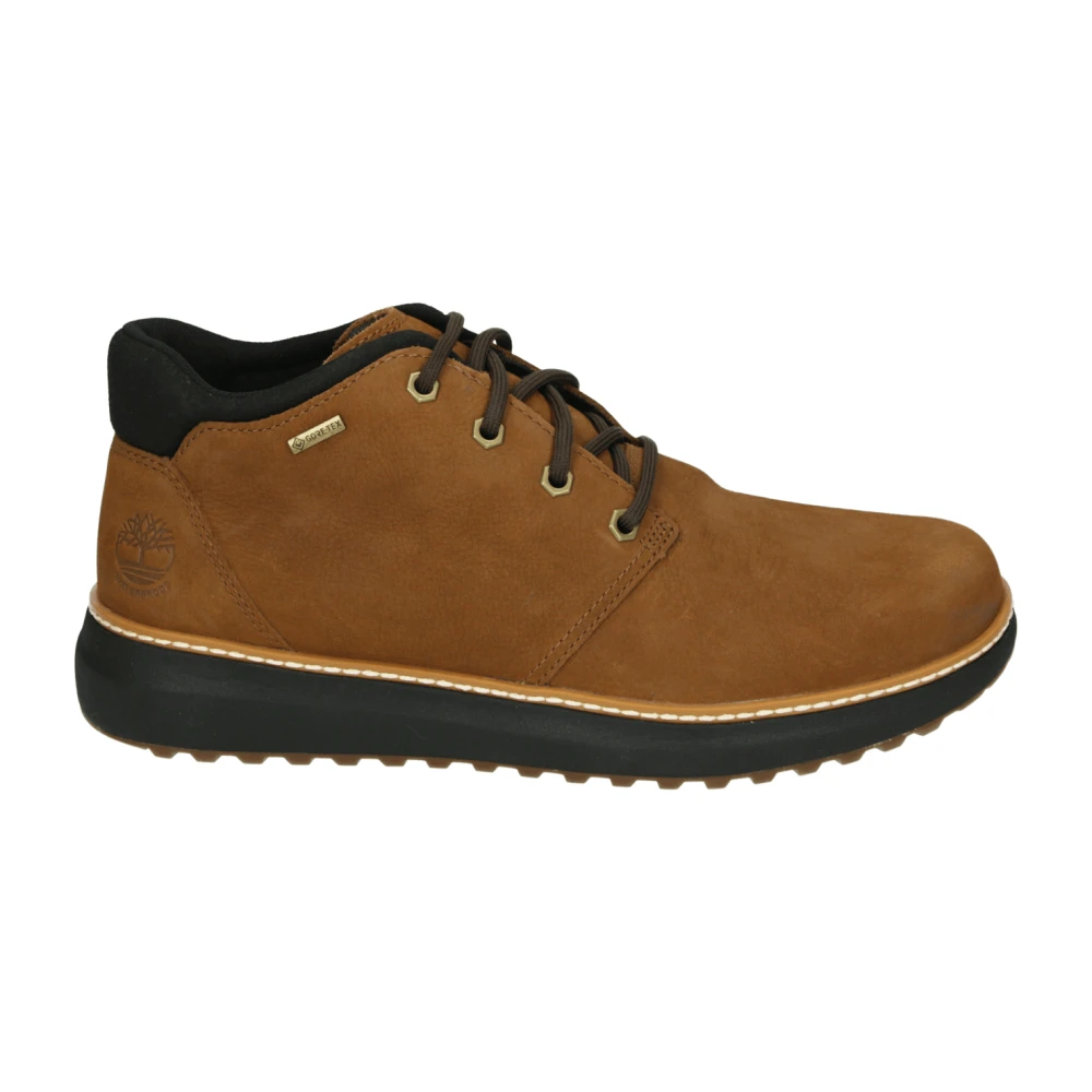 Timberland Casual Leren Mid Herenschoenen Heren Schoenen Bruin