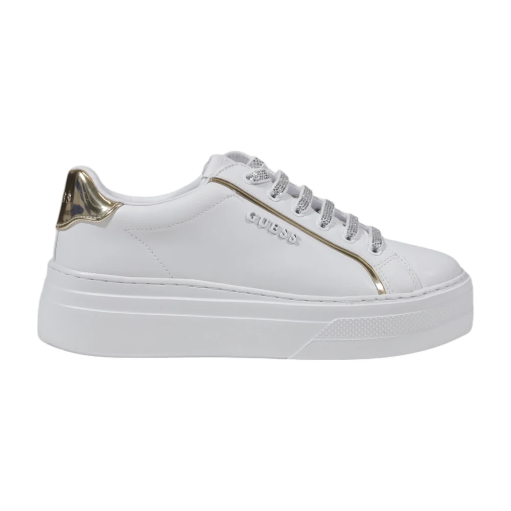 Guess Women's White Casual Trainers Collection - Sneakers - 8 Uk - Shoes