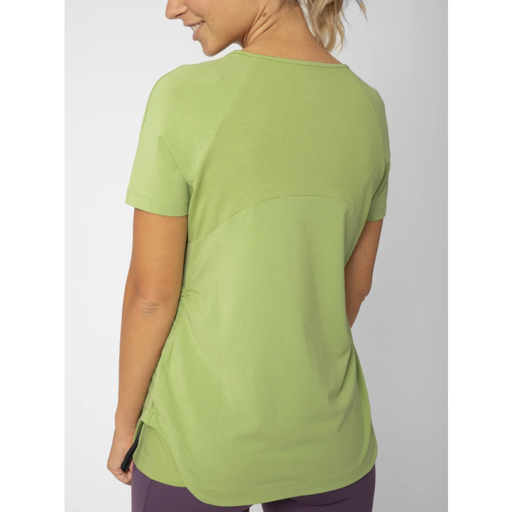 LaMunt Bladgroene Actieve Tee Green Dames