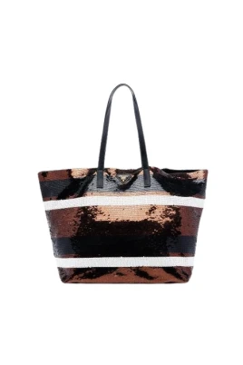 Pre-owned Sequined Satin Tote