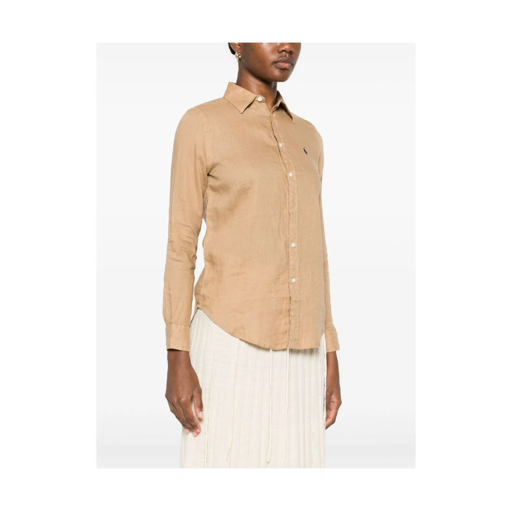 Ralph Lauren Overhemd Beige Dames