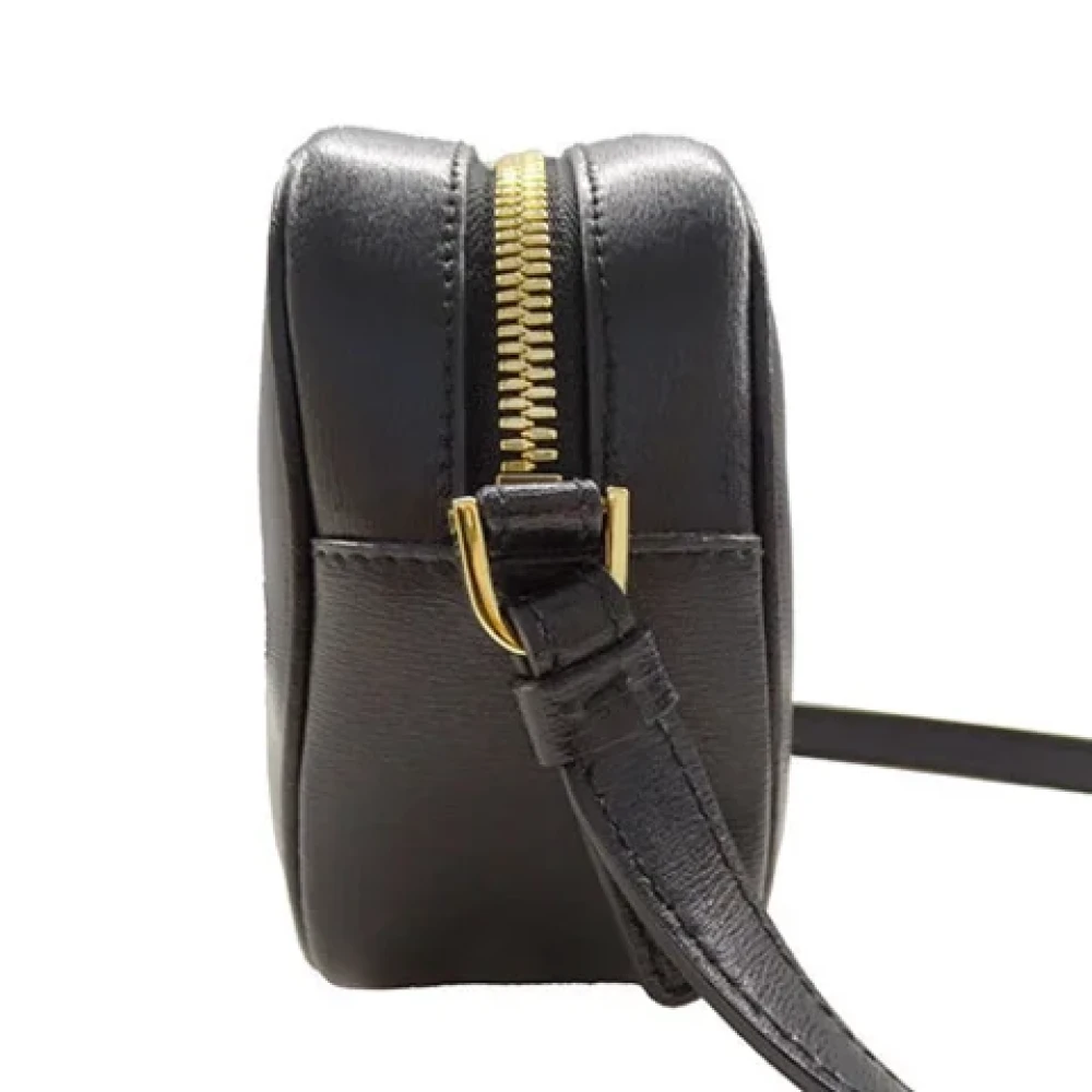 Salvatore Ferragamo Pre-owned Leather shoulder-bags Black Dames