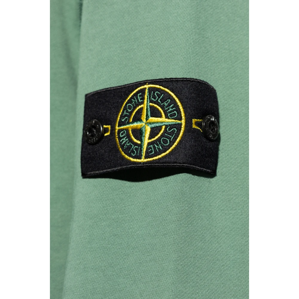 Stone Island Hoodie Green Heren