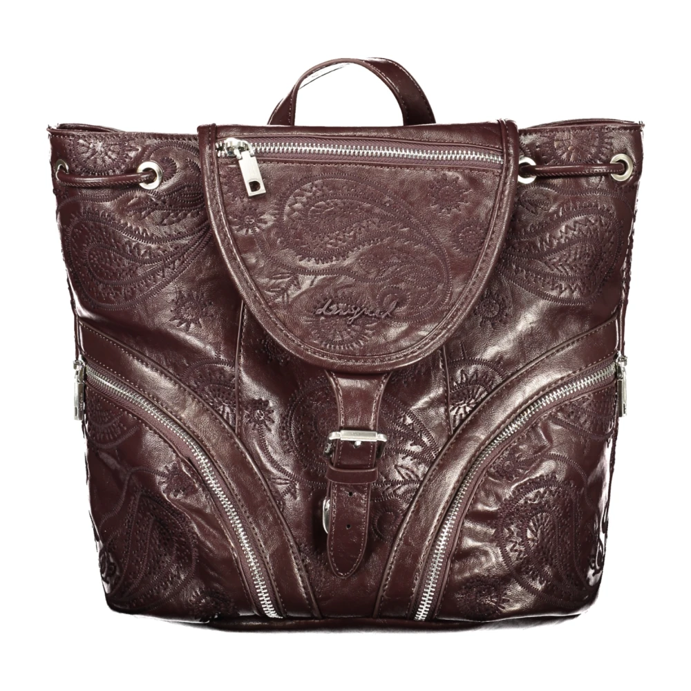 Desigual leisure backpack Siroco Tula Mini Backpack Bordeaux - Image 4