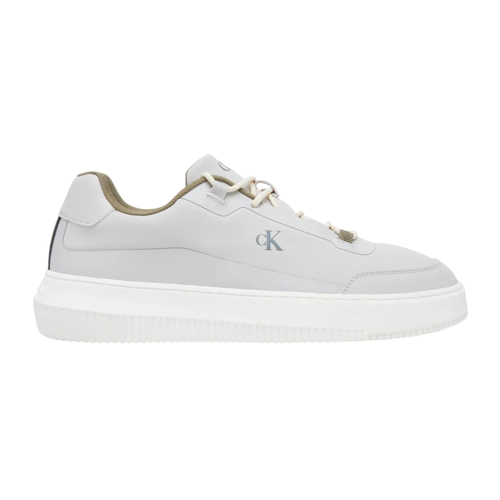Calvin Klein Men's Gray Sneakers,, Casual Trainers For Everyday Wear Size 11 Uk