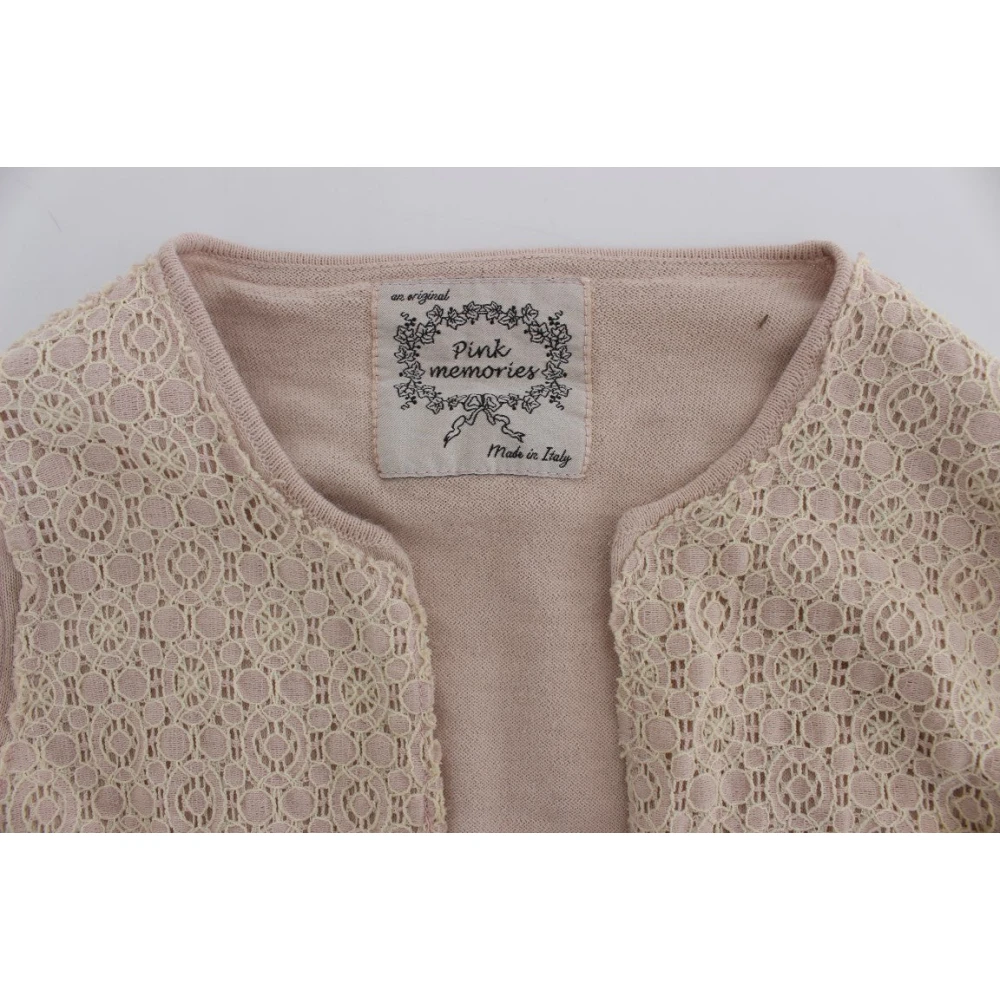 Pink Memories Elegant Pink Wrap Sweater Pink Dames