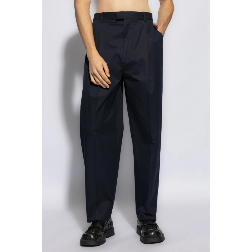 Bottega Veneta Katoenen broek Blue Heren