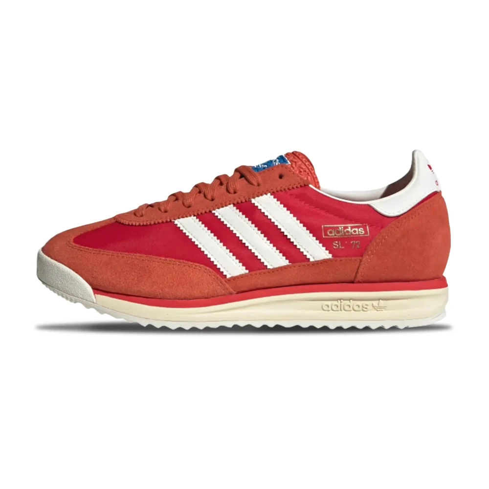 Adidas Men's Red Retro Core White Running Shoes - Running Shoes - 7 1/3 Uk- Sport