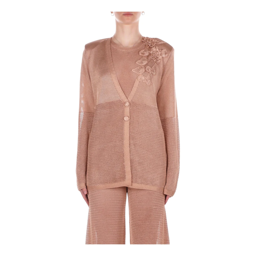Blugirl Donna Beige Maglie, M, New,