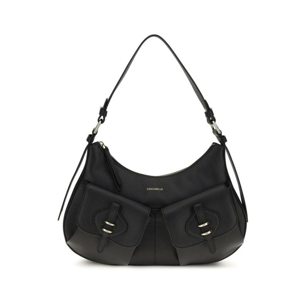 Coccinelle - Handtasche Genarbtes Leder - Bags - Damen - Schwarzk - One Size - Bild 5