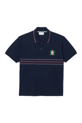 Broderad Crest Polo Skjorta