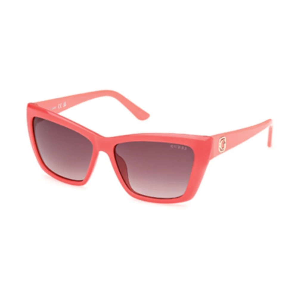 Guess Unisex Pink Sunglasses, 55 Mm, Cat-Eye Sunglasses