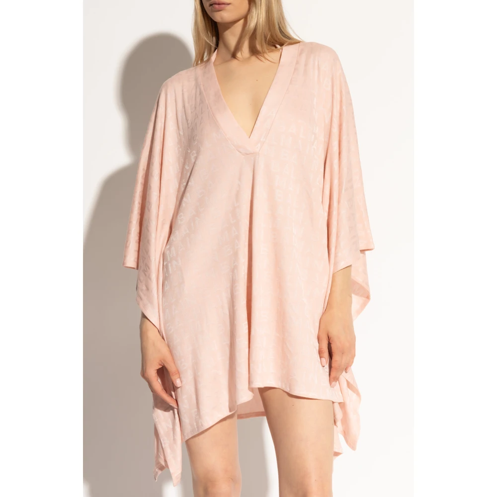 Balmain Korte strandjurk Pink Dames