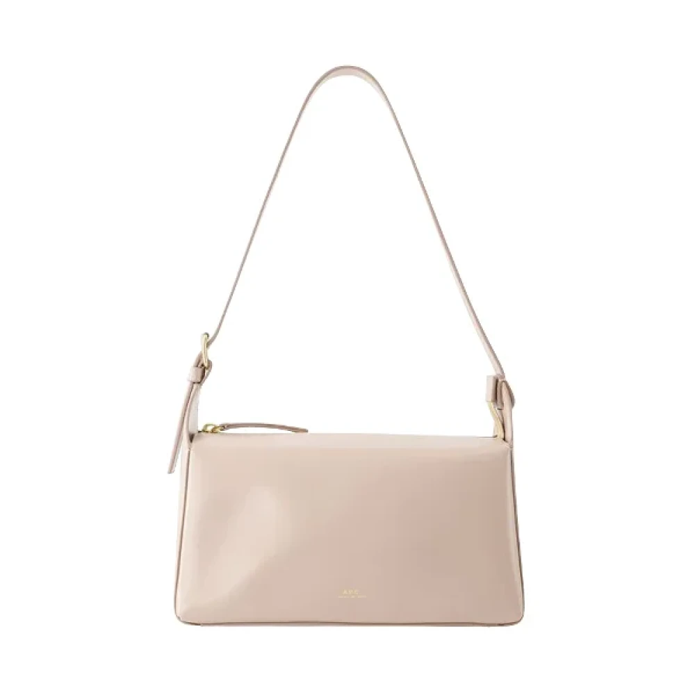 A.p.c. Leather shoulder-bags Gray Dames