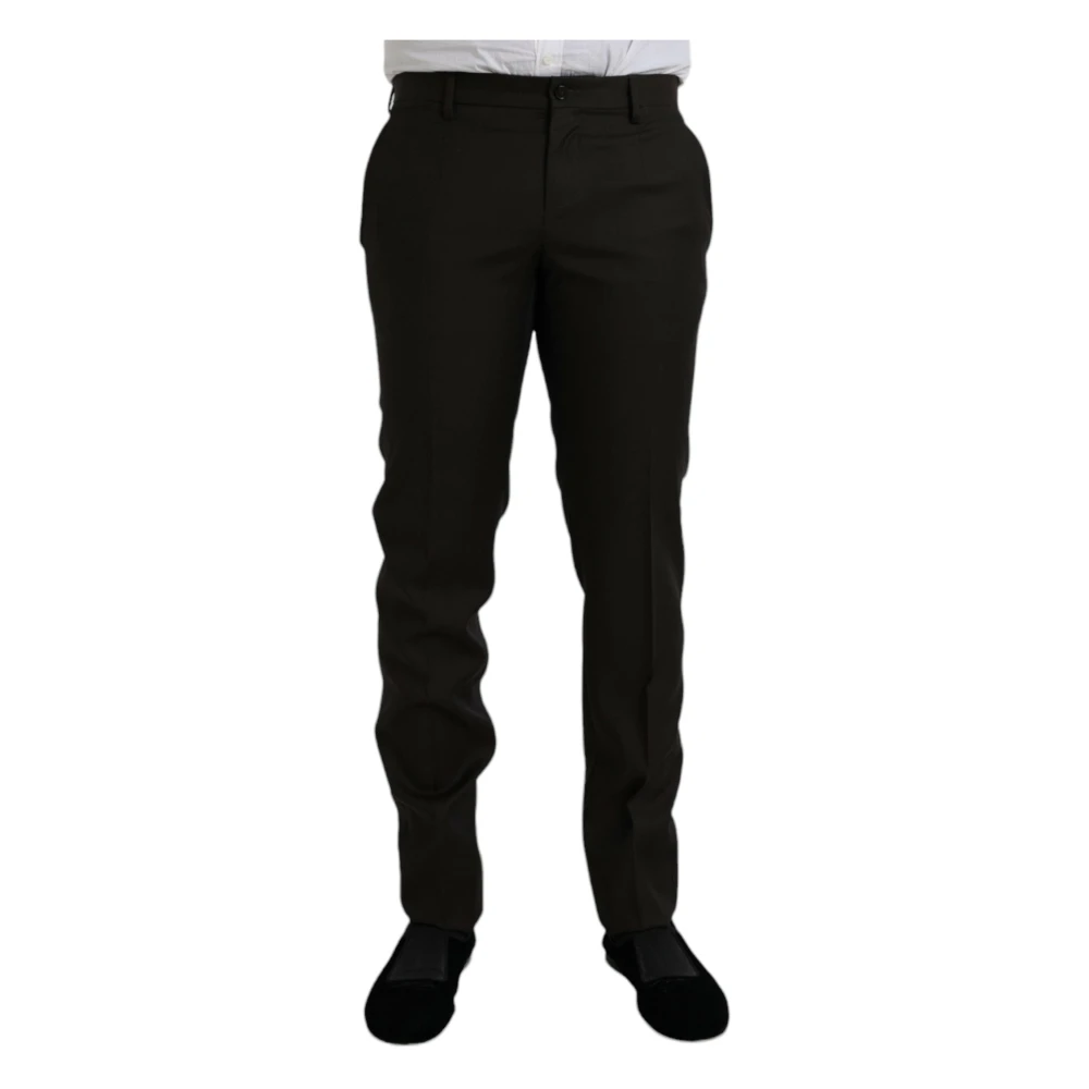 Dolce & Gabbana Uomo Marrone - Pantaloni Slim-Fit - Trousers - M