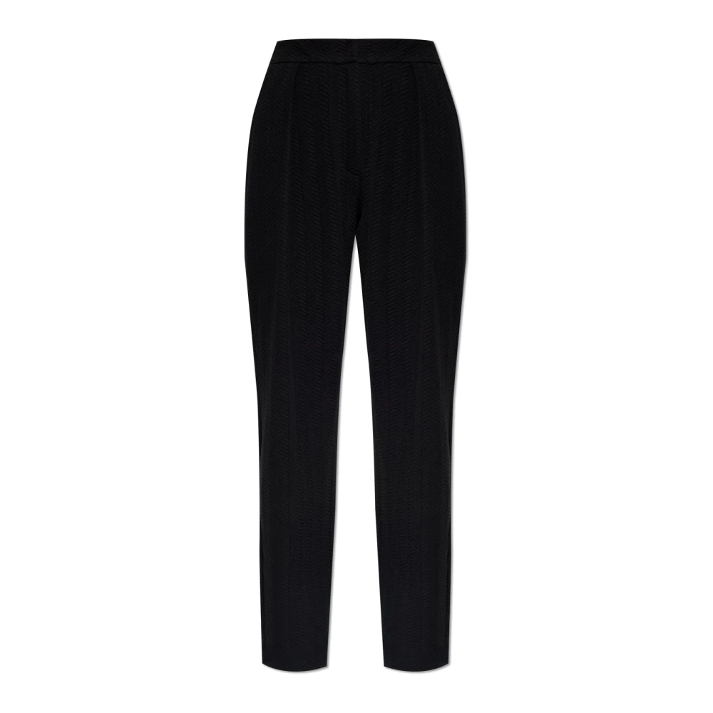 Emporio Armani Donna Nero Pantaloni, S, New,
