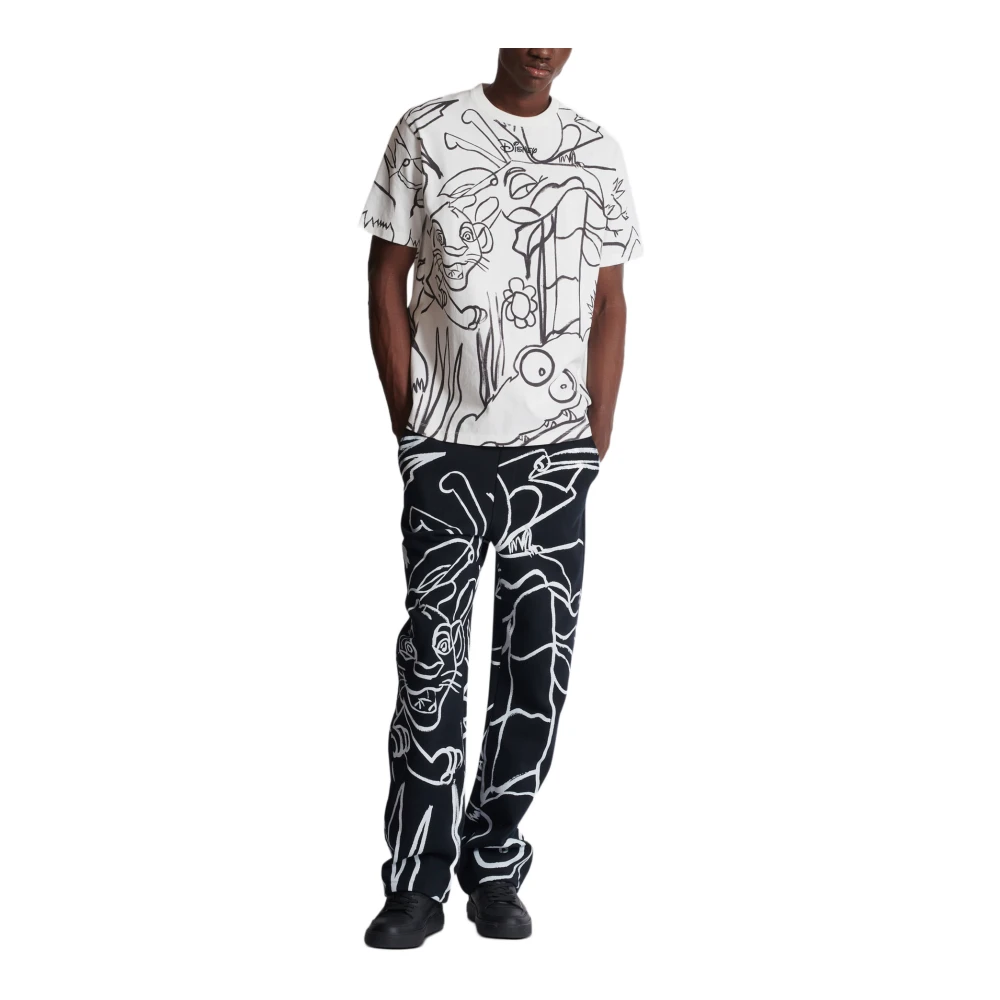 Balmain Disney x : The Lion King Jogging gedrukt Kind Vroeg Black Heren