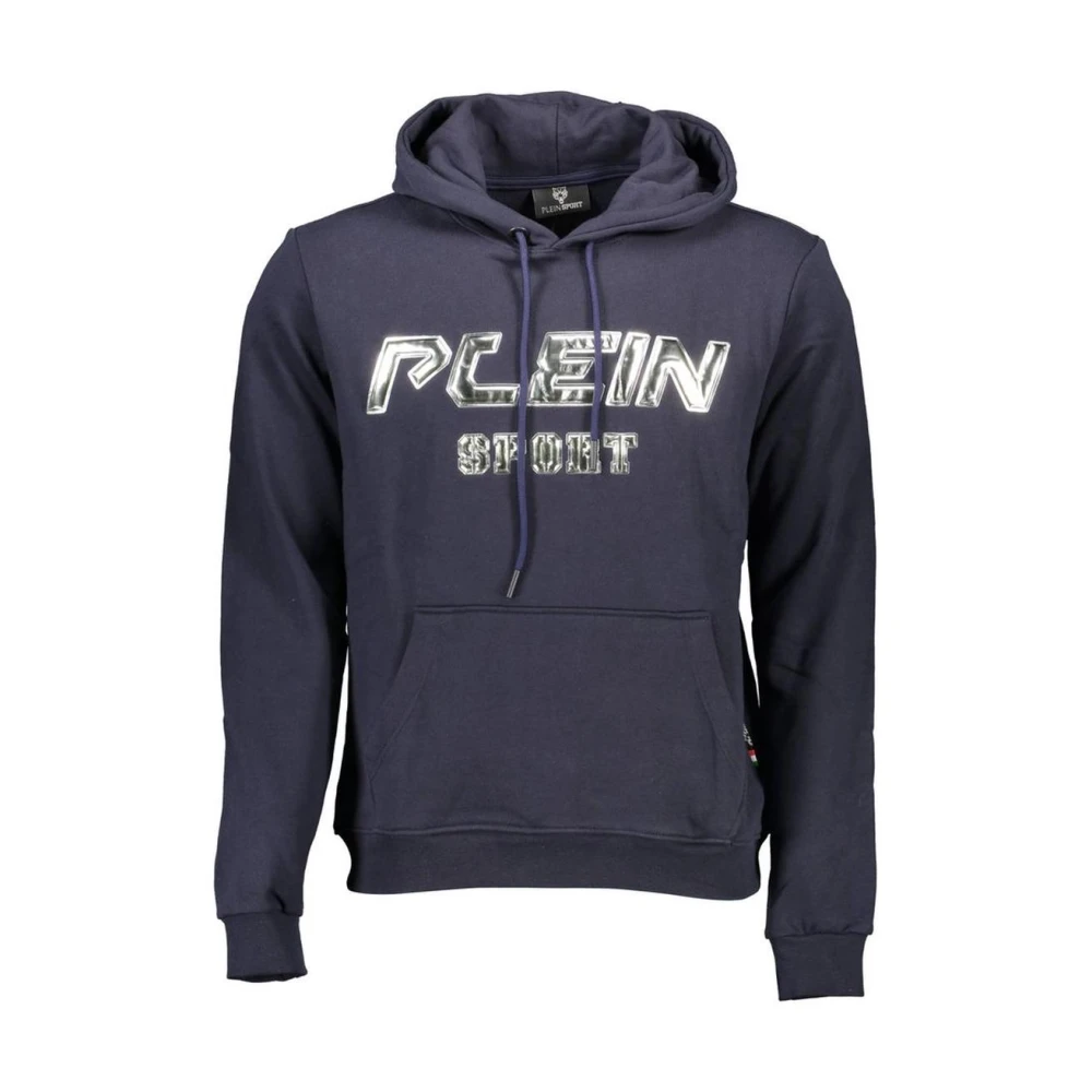 Plein Sport Fips215 Hooded Sweatshirt - Male - Long Sleeve Training Tops - Blue - S - Sport - Image 3