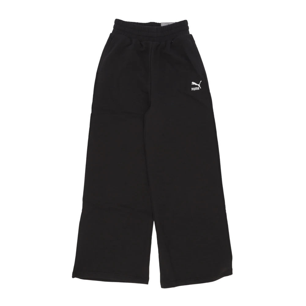 Puma Klassieke zwarte lichtgewicht trainingsbroek Black Dames