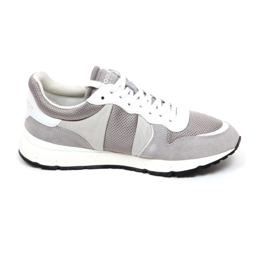 Woolrich Grijze Suede Opal Schoen Dames Schoenen Grijs