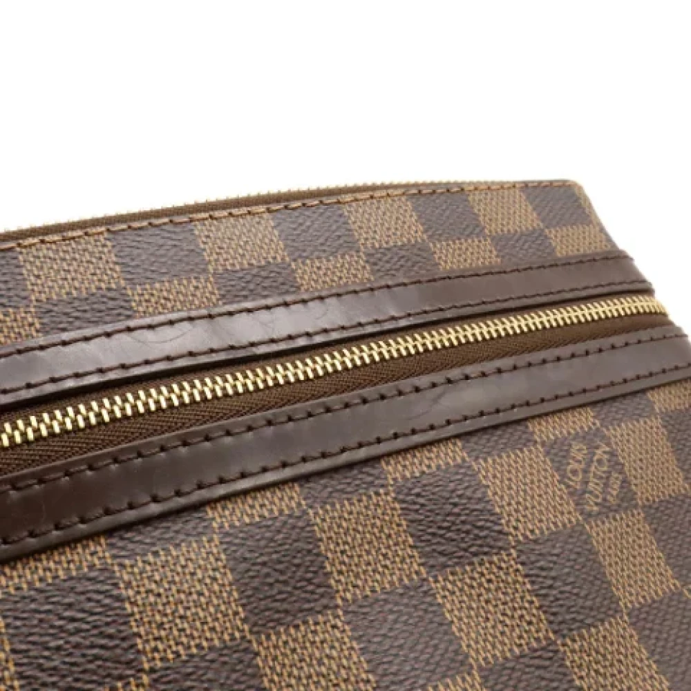 Louis Vuitton Vintage Pre-owned Plastic shoulder-bags Brown Dames