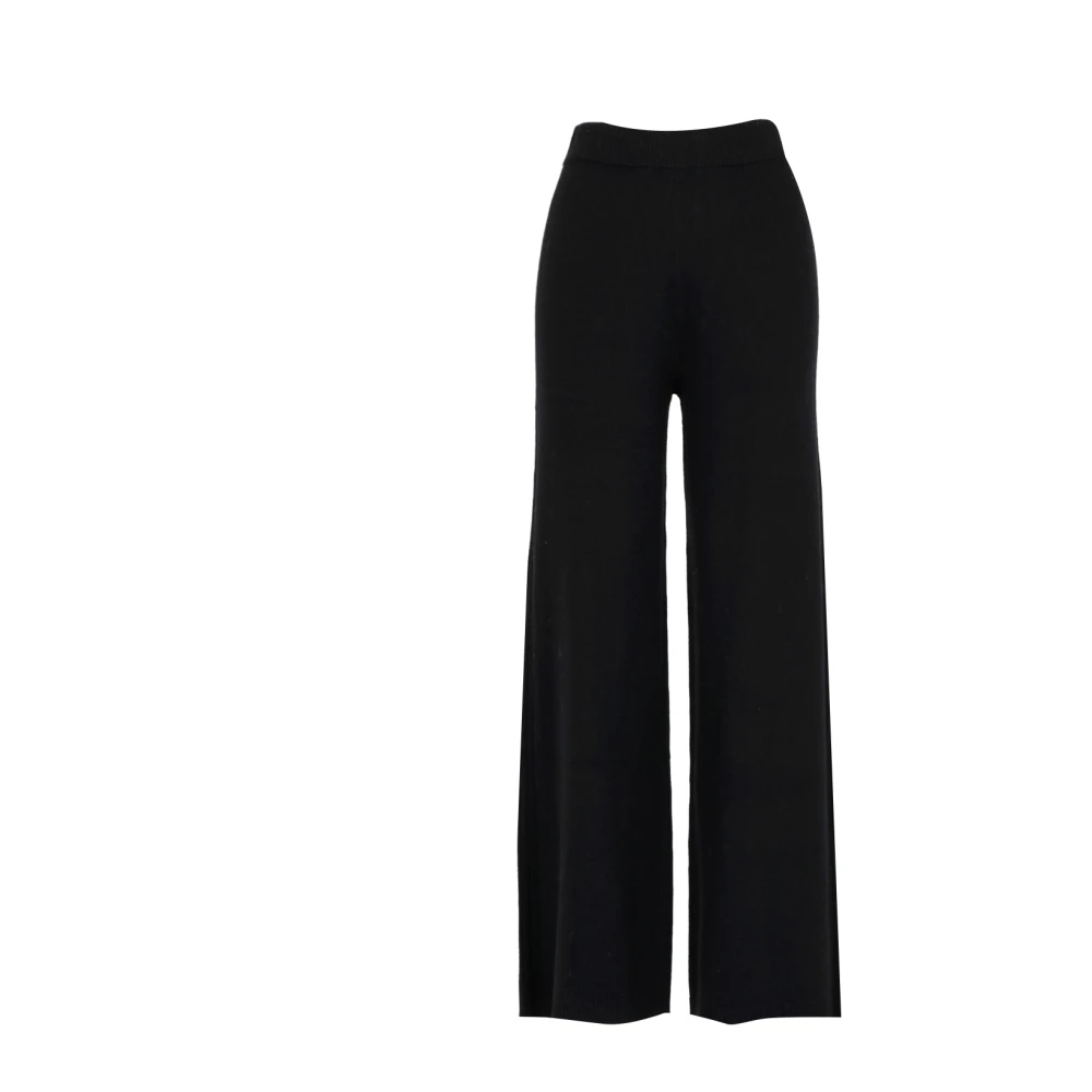 Pennyblack Wol Kasjmier Gebreide Broek Black Dames