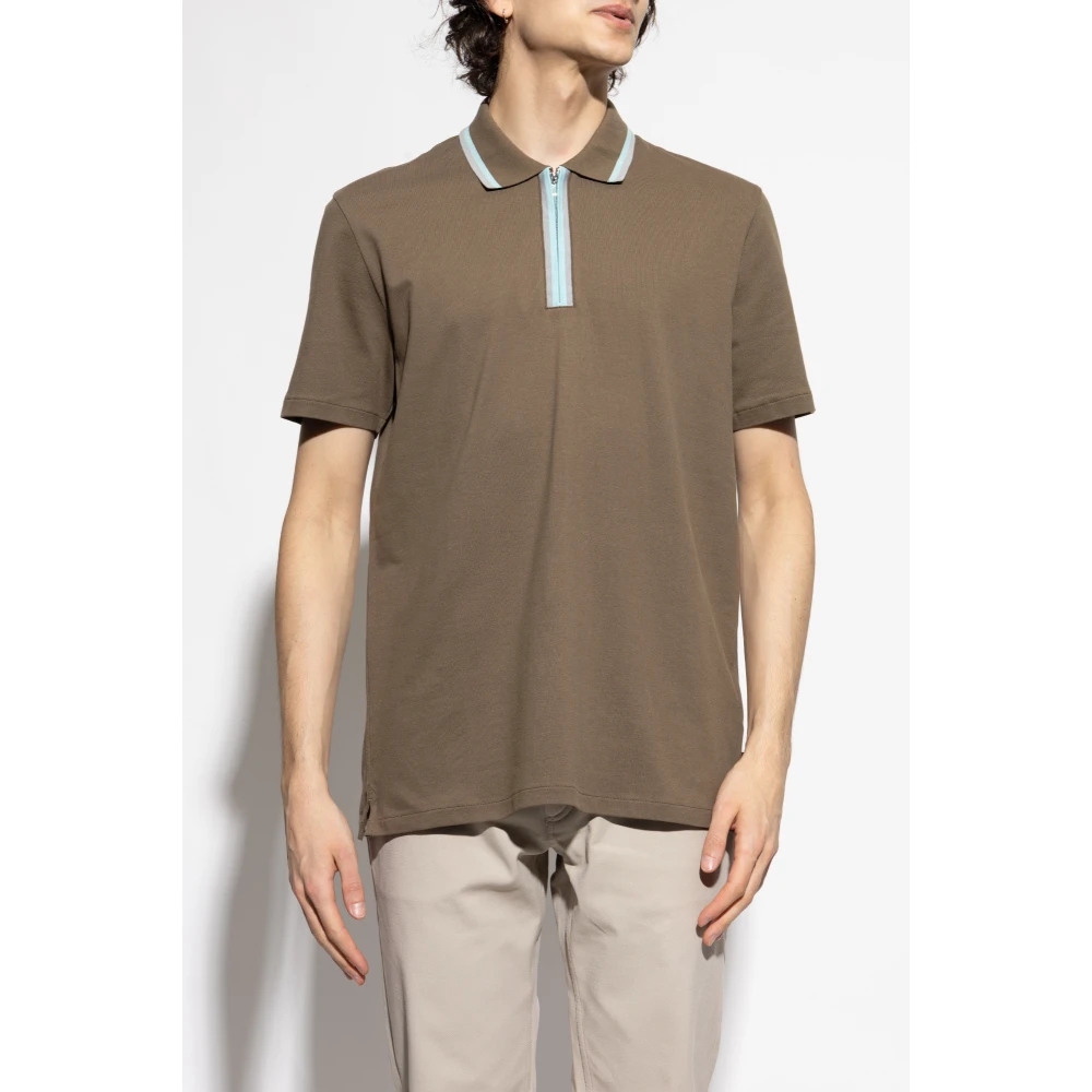 PS By Paul Smith Katoenen polo Brown Heren