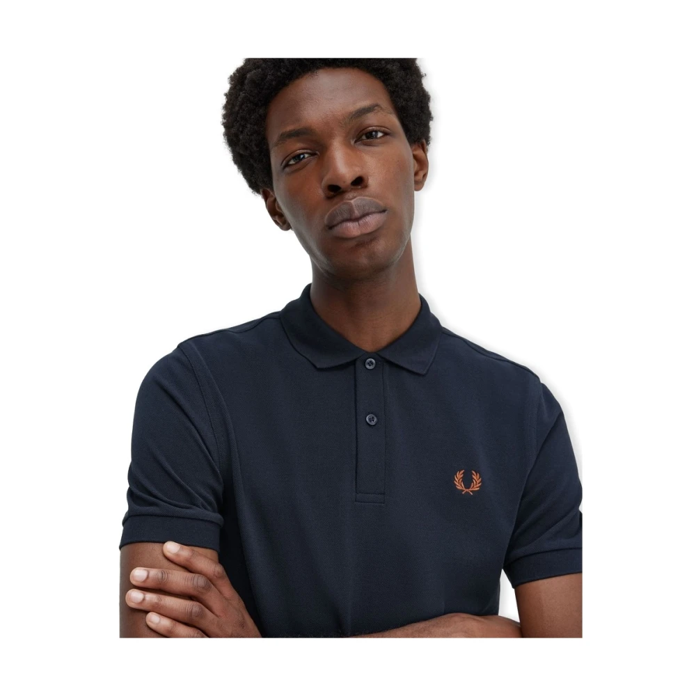 Fred Perry Katoenen Polo Shirt Regular Fit Blue Heren