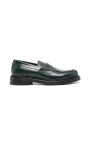 mocassins-en-cuir-vert-fonce