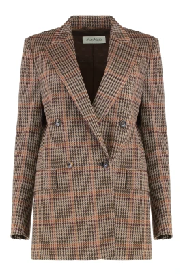 Prince of Wales Ull- och bomullsblazer
