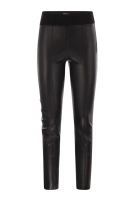 Stretch Nappa Läderleggings