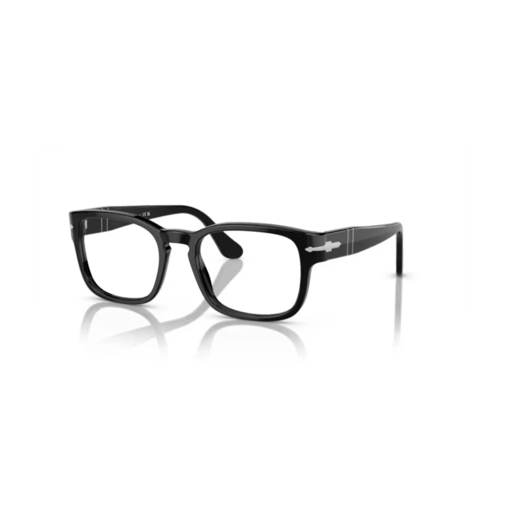 Persol Vierkante Frame Bril Black Unisex