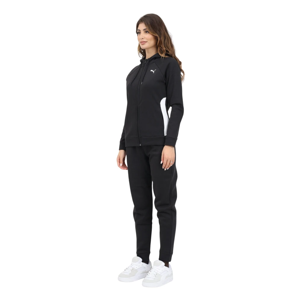 Puma Sportief Zwart Trainingspak Set Black Dames